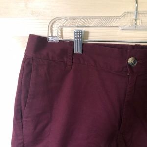 J. Crew Factory Effortless slim crop chino pant